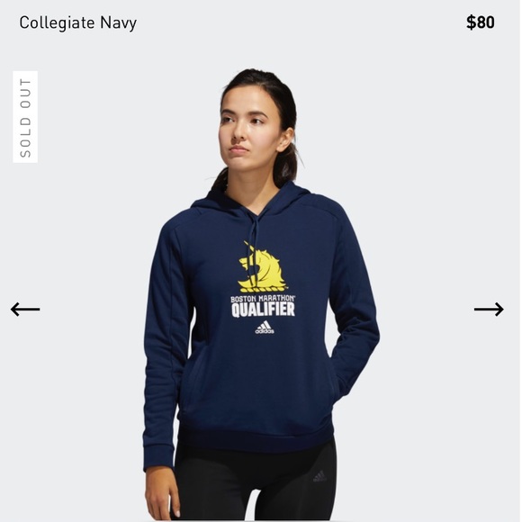 adidas Sweaters - Adidas Boston MArathon® Qualifier Hoodie